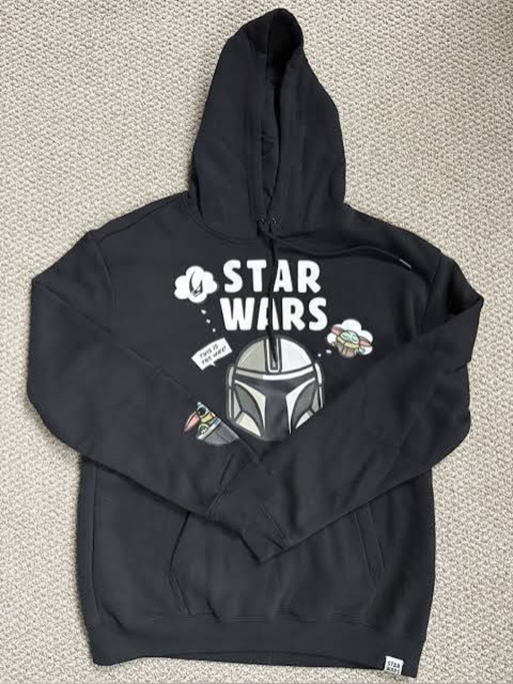 Disneyland Paris Star Wars Mandalorian “Star Wairs” Hoodie – XXL